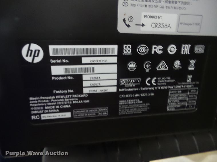 image for item EI9959 HP CR356A plotter