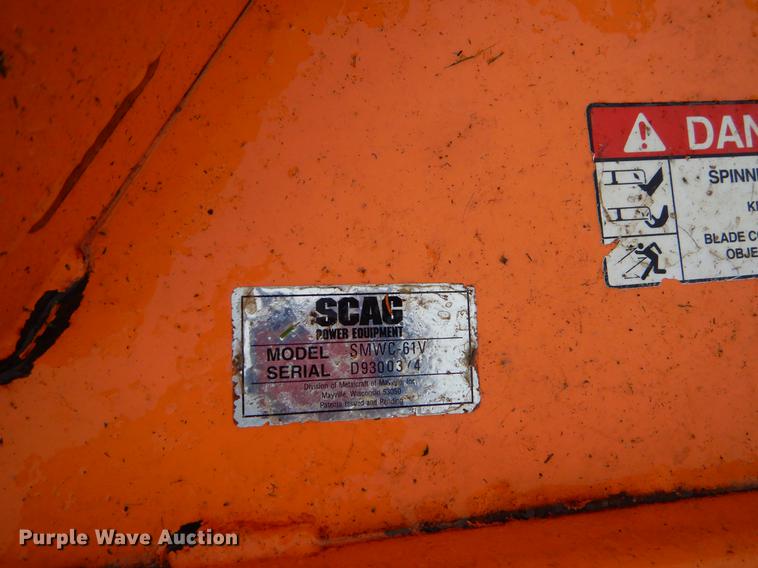 image for item EO9555 Scag Tiger Cub ZTR lawn mower