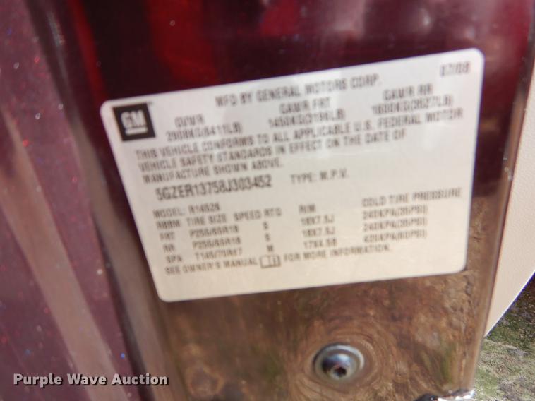 image for item EO9631 2008 Saturn Outlook XE SUV