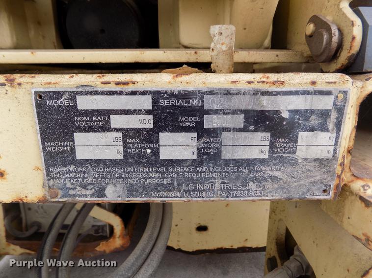 image for item ER9176 JLG 1932E2 scissor lift