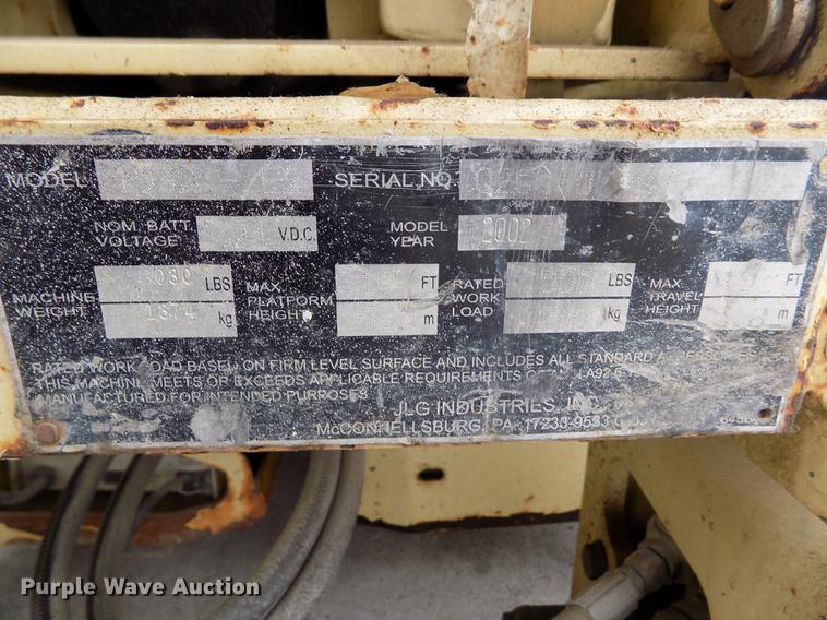 image for item ER9176 JLG 1932E2 scissor lift