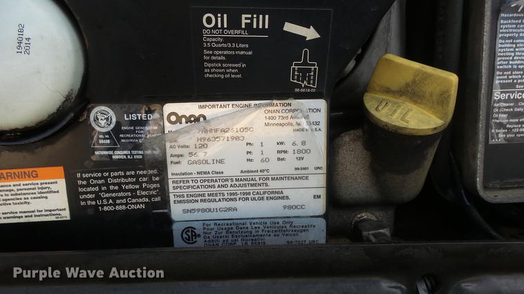 image for item FO9176 1997 Winnebago Vectra Grand Tour RV