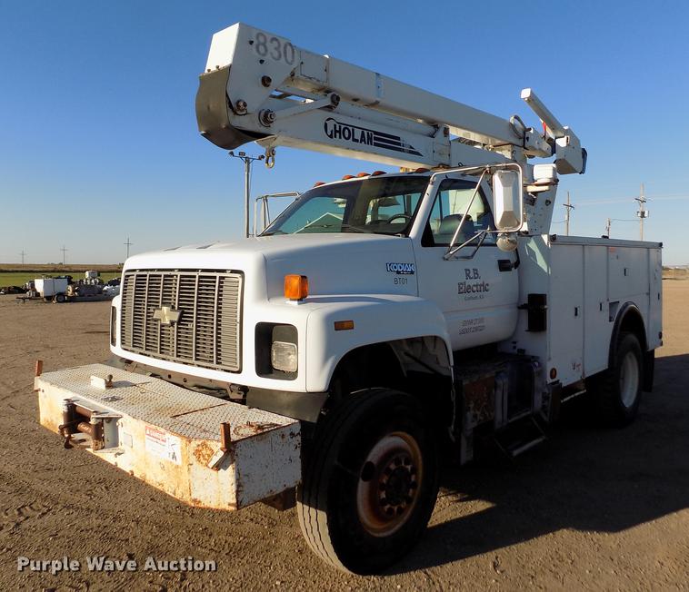 image for item DB9107 1995 Chevrolet Kodiak C6500 bucket truck