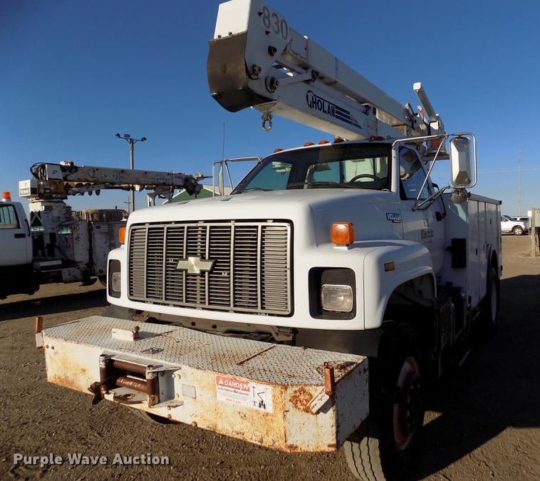 image for item DB9107 1995 Chevrolet Kodiak C6500 bucket truck