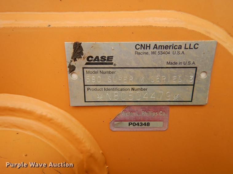 image for item DB9323 2008 Case 580 Super M Series 3 backhoe