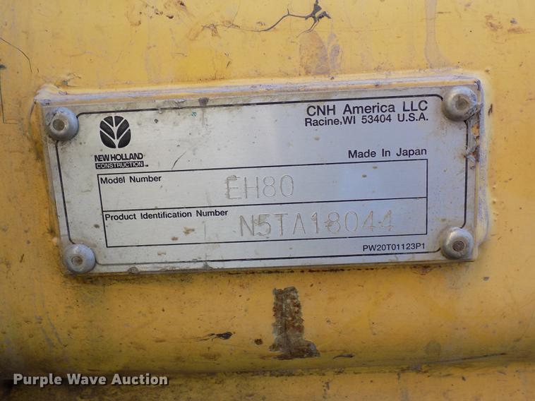 image for item DD3468 2005 New Holland EH80 excavator