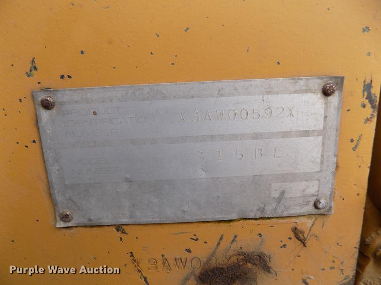 image for item DD3473 1998 Caterpillar 315BL excavator