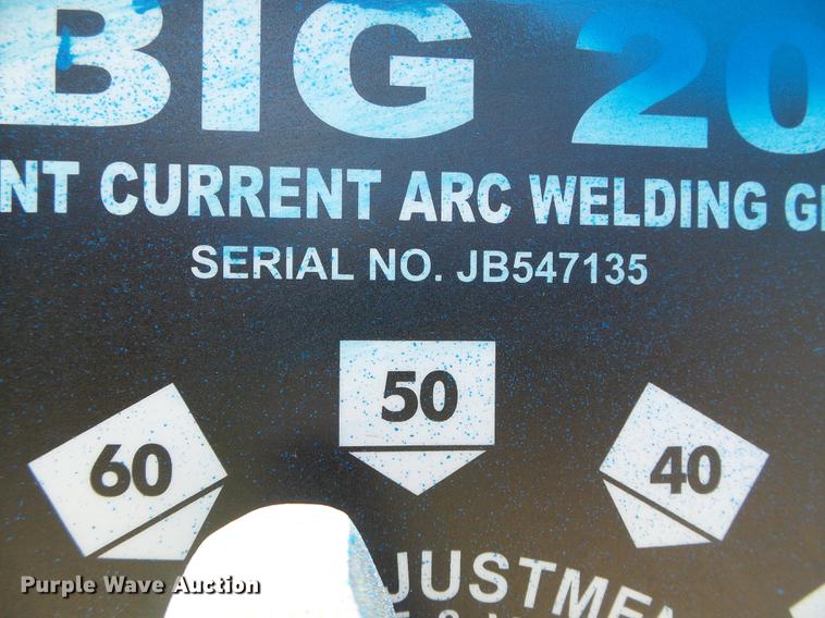 image for item DD5907 Miller Big 20 welder generator