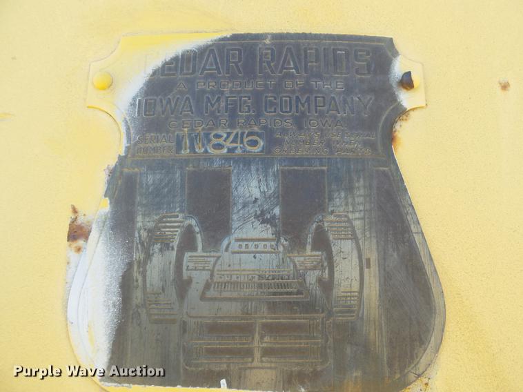 image for item DD5908 Cedarapids double deck grizzly screen