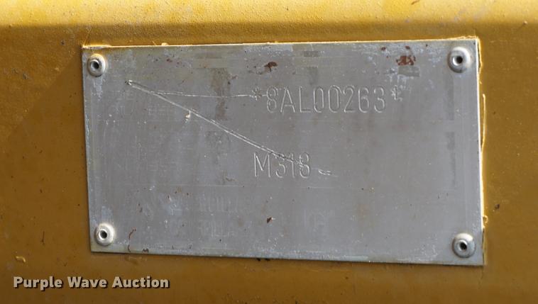 image for item DD6552 1995 Caterpillar M318 rubber tire excavator