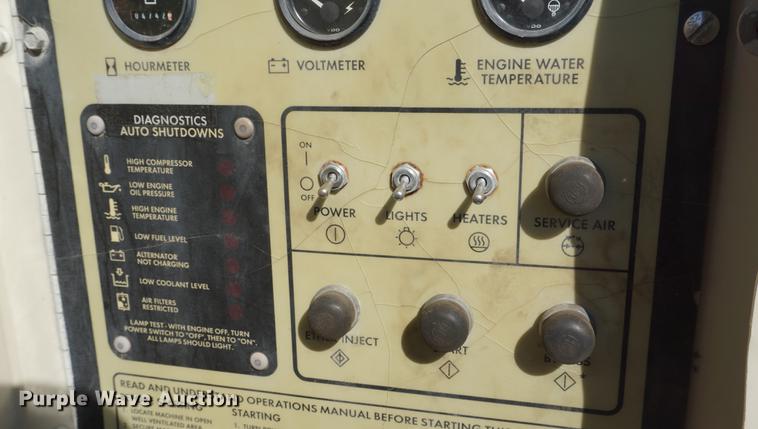 image for item DD6553 1996 Ingersoll Rand P1600WCJ air compressor