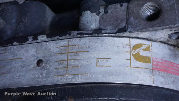 image for item DD6553 1996 Ingersoll Rand P1600WCJ air compressor