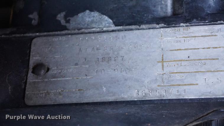 image for item DD6553 1996 Ingersoll Rand P1600WCJ air compressor