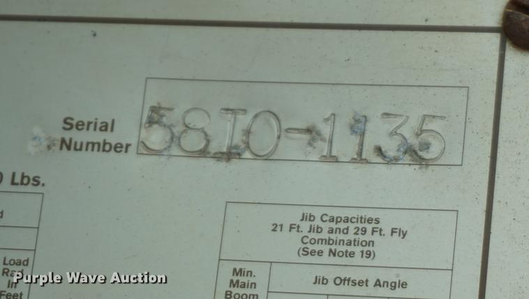 image for item DD6558 1990 Link Belt HSP8035S rough terrain crane