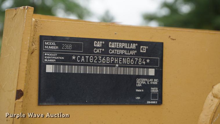 image for item DD6561 2007 Caterpillar 236B2 skid steer