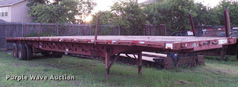 image for item DD8299 1998 Transcraft TL2000 flatbed trailer