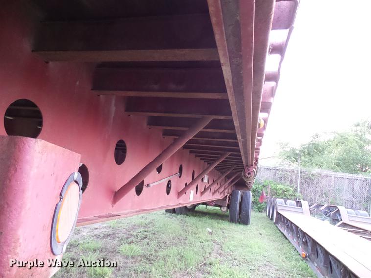 image for item DD8299 1998 Transcraft TL2000 flatbed trailer