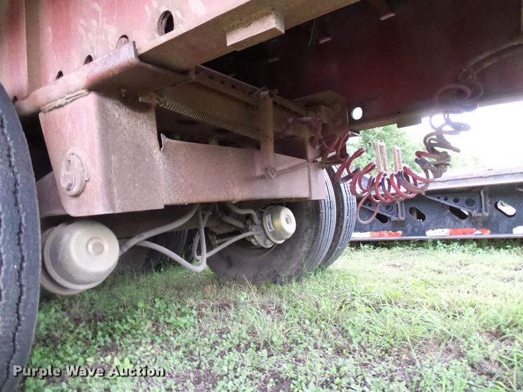 image for item DD8299 1998 Transcraft TL2000 flatbed trailer