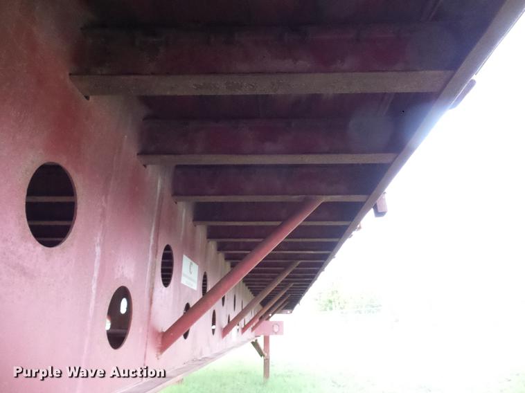 image for item DD8299 1998 Transcraft TL2000 flatbed trailer