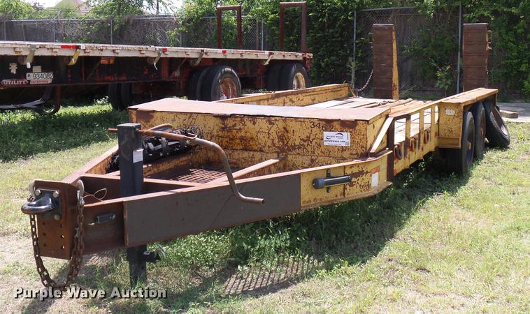 image for item DD8301 1997 Belshe DB18 equipment trailer