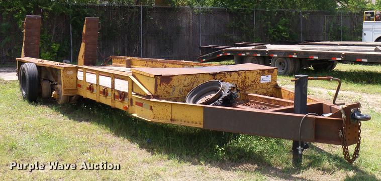 image for item DD8301 1997 Belshe DB18 equipment trailer