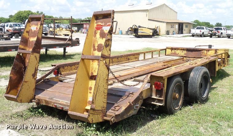 image for item DD8301 1997 Belshe DB18 equipment trailer