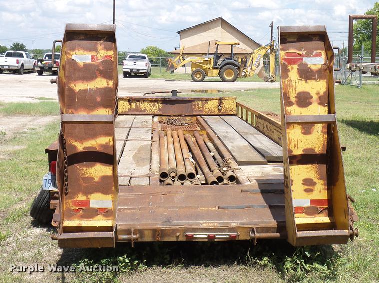 image for item DD8301 1997 Belshe DB18 equipment trailer