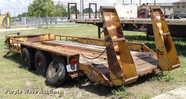 image for item DD8301 1997 Belshe DB18 equipment trailer