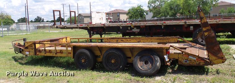 image for item DD8301 1997 Belshe DB18 equipment trailer
