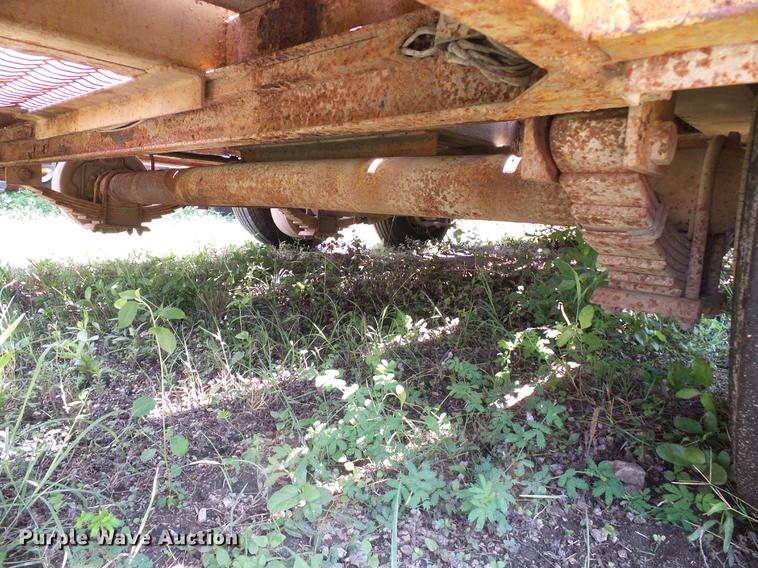 image for item DD8301 1997 Belshe DB18 equipment trailer