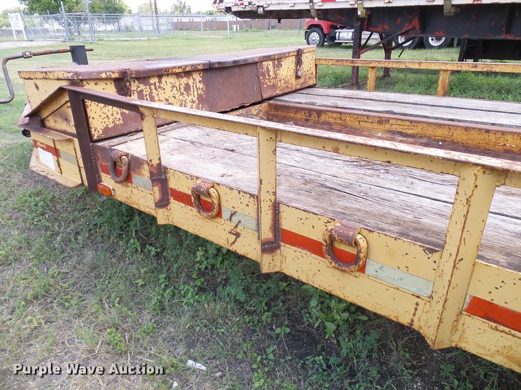 image for item DD8301 1997 Belshe DB18 equipment trailer