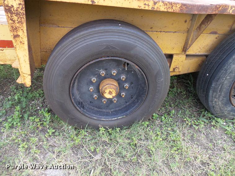 image for item DD8301 1997 Belshe DB18 equipment trailer