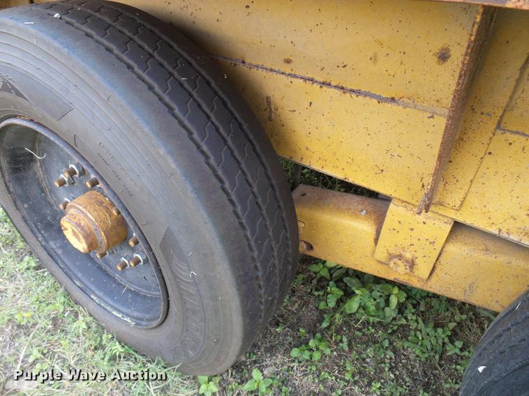 image for item DD8301 1997 Belshe DB18 equipment trailer