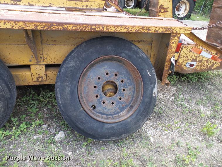 image for item DD8301 1997 Belshe DB18 equipment trailer