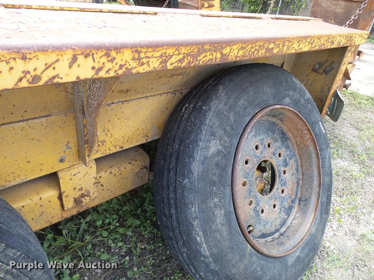 image for item DD8301 1997 Belshe DB18 equipment trailer