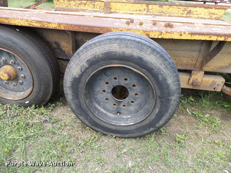 image for item DD8301 1997 Belshe DB18 equipment trailer