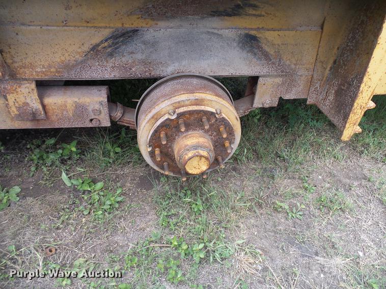 image for item DD8301 1997 Belshe DB18 equipment trailer