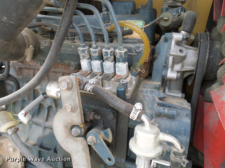 image for item DD8312 1998 Ford F800 flatbed truck with Vermeer MTE37 mud mix system