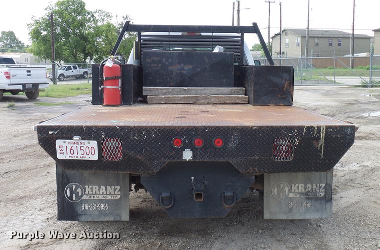 image for item DD8324 2010 Ford F450 Super Duty XL Crew Cab flatbed truck