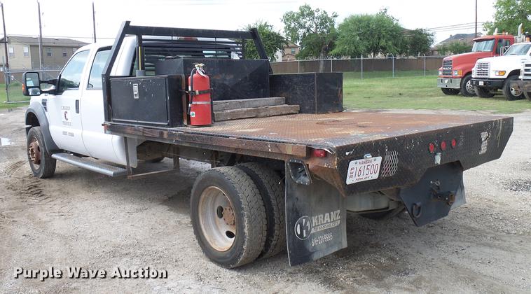 image for item DD8324 2010 Ford F450 Super Duty XL Crew Cab flatbed truck
