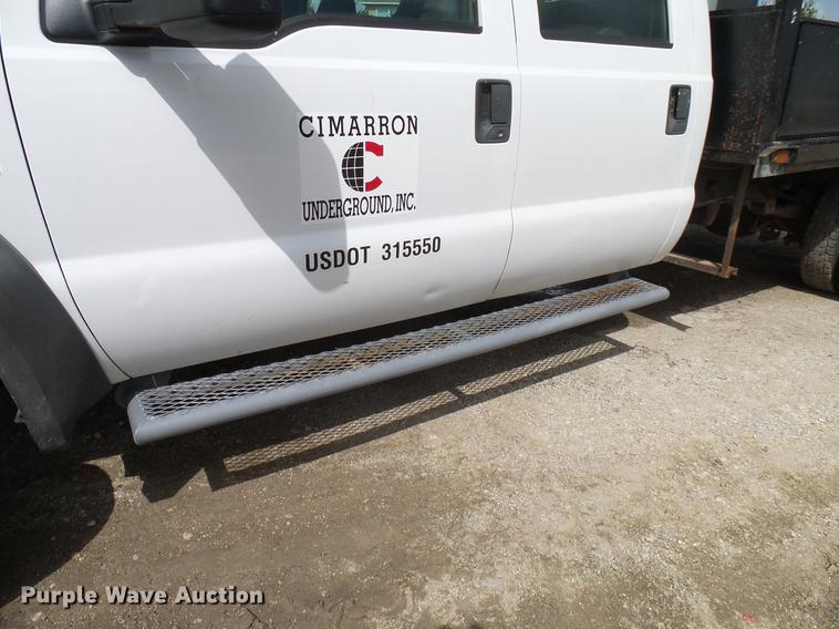 image for item DD8324 2010 Ford F450 Super Duty XL Crew Cab flatbed truck