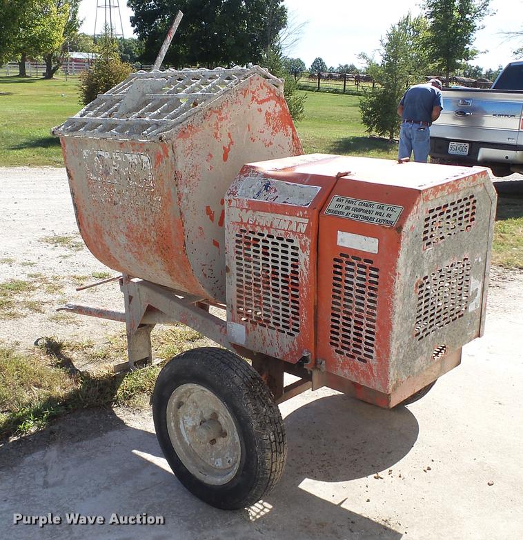 image for item DE4885 Whiteman WM900 mortar mixer