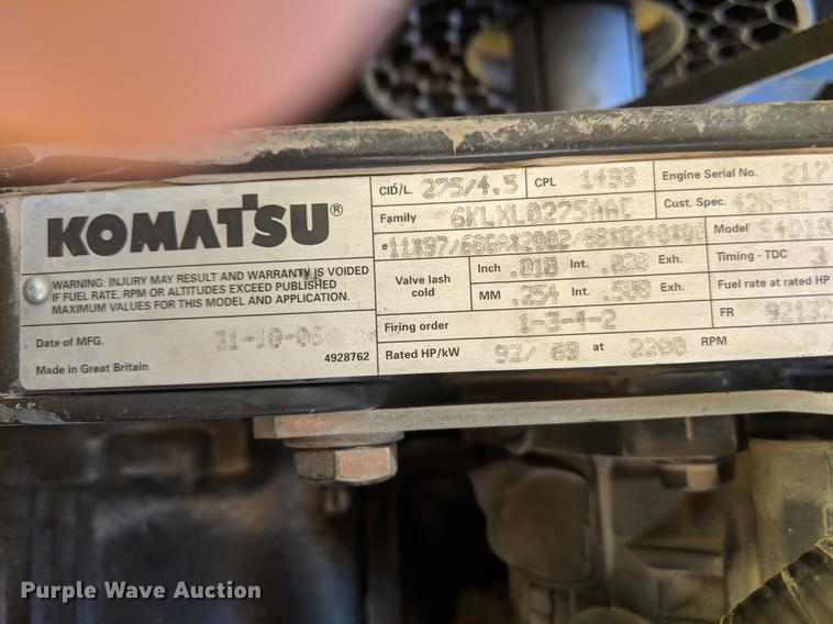 image for item DF1255 2007 Komatsu WB146-5 backhoe