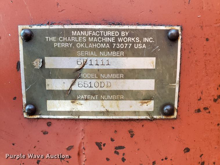 image for item DF2452 1985 Ditch Witch 6510 trencher