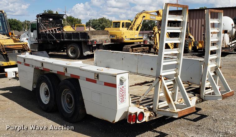 image for item DF2456 1991 Charles Machine Works TP14J equipment trailer