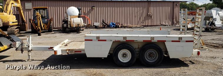image for item DF2456 1991 Charles Machine Works TP14J equipment trailer