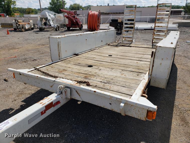 image for item DF2456 1991 Charles Machine Works TP14J equipment trailer