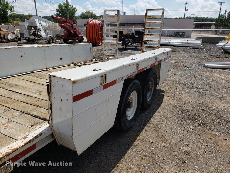 image for item DF2456 1991 Charles Machine Works TP14J equipment trailer