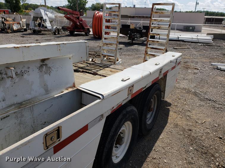 image for item DF2456 1991 Charles Machine Works TP14J equipment trailer