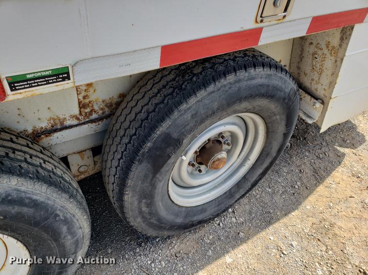 image for item DF2456 1991 Charles Machine Works TP14J equipment trailer